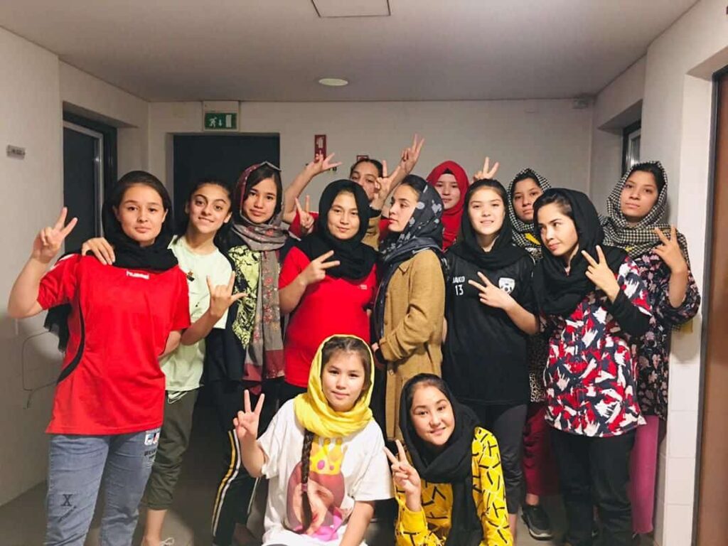 Afghan national girls soccer team