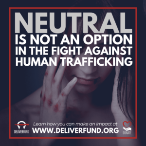 A human trafficking victim