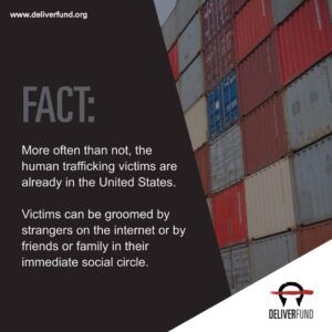 Fact: Trafficking victims are generally already in the US